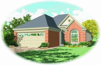 European House Plan #053-00792 Elevation Photo