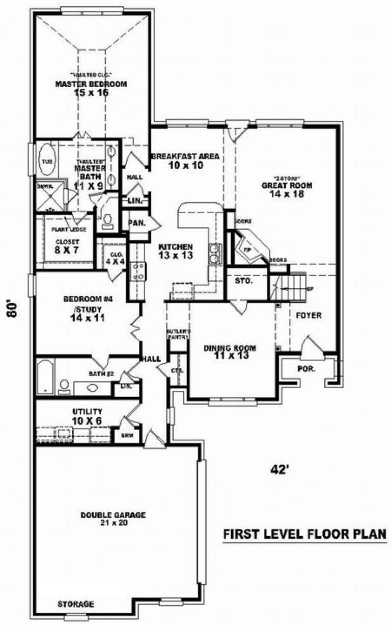 House Plan House Plan #7419 Drawing 1