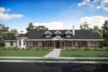 Florida House Plan #035-00091 Elevation Photo