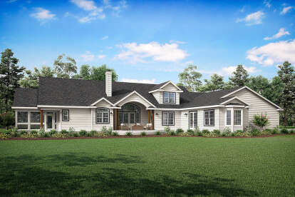 Florida House Plan #035-00091 Elevation Photo