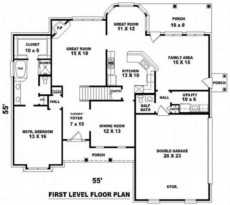 House Plan House Plan #7421 Drawing 1