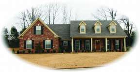 Traditional House Plan #053-00801 Elevation Photo