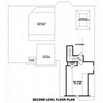 Floorplan 2 for House Plan #053-00805