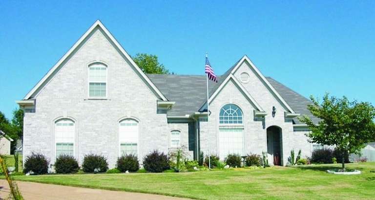 French Country House Plan #053-00806 Elevation Photo