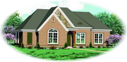 3 Bed, 2 Bath, 1779 Square Foot House Plan - #053-00807
