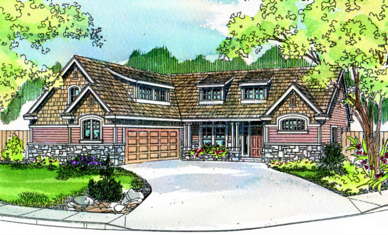 House Plan House Plan #743 Front Elevation