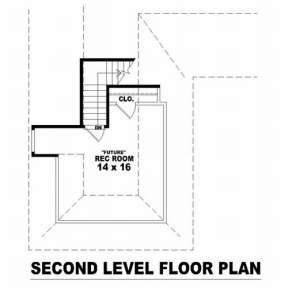 Floorplan 2 for House Plan #053-00809