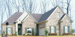 European House Plan #053-00810 Elevation Photo