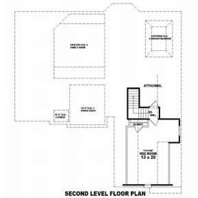 Floorplan 2 for House Plan #053-00810