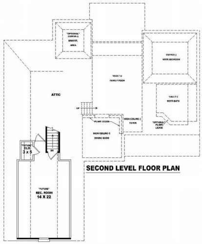 Floorplan 2 for House Plan #053-00814