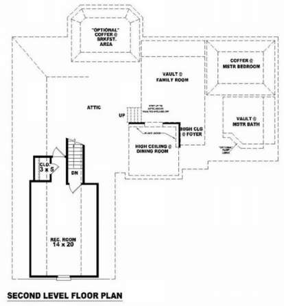 Floorplan 2 for House Plan #053-00818