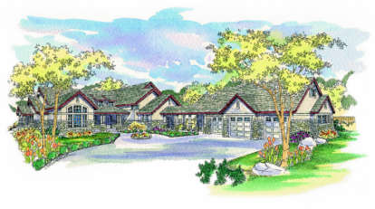 House Plan House Plan #744 Front Elevation