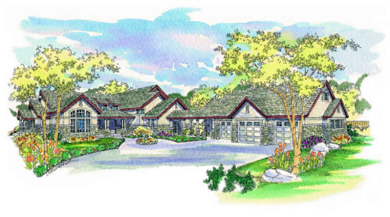 House Plan House Plan #744 Front Elevation