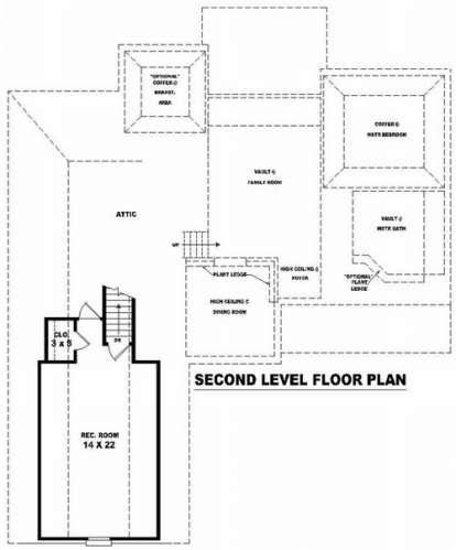Floorplan 2 for House Plan #053-00819