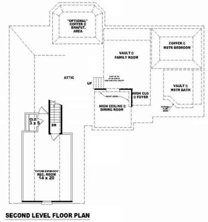 Floorplan 2 for House Plan #053-00821