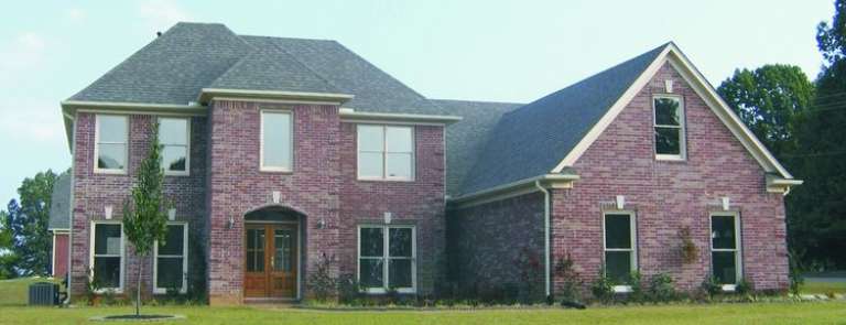 French Country House Plan #053-00823 Elevation Photo