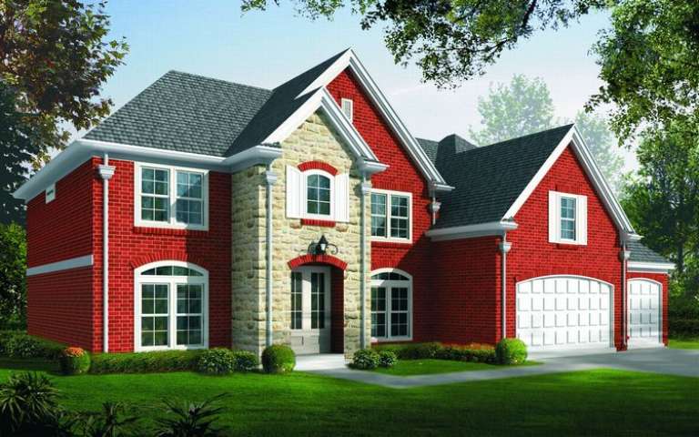 House Plan House Plan #7454 Front Elevation