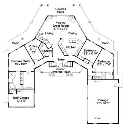 Floor Plan for House Plan #035-00095