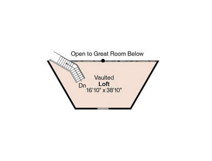 Loft for House Plan #035-00095