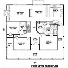 Main Floor for House Plan #053-00863