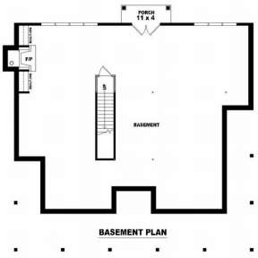 Basement for House Plan #053-00863