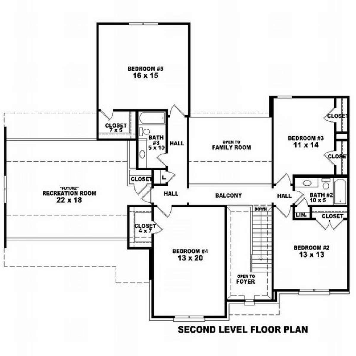 Floorplan 2 for House Plan #053-00868