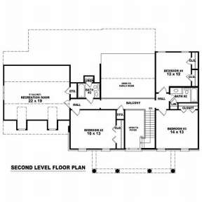 Floorplan 2 for House Plan #053-00869