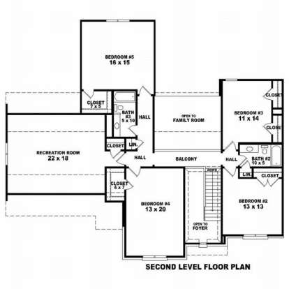 Floorplan 2 for House Plan #053-00870