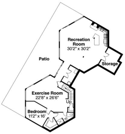 Second Floor for House Plan #035-00099