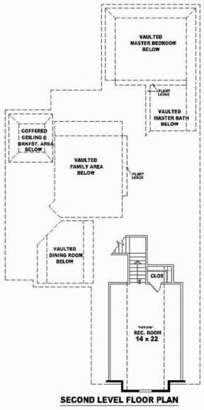 Floorplan 2 for House Plan #053-00881