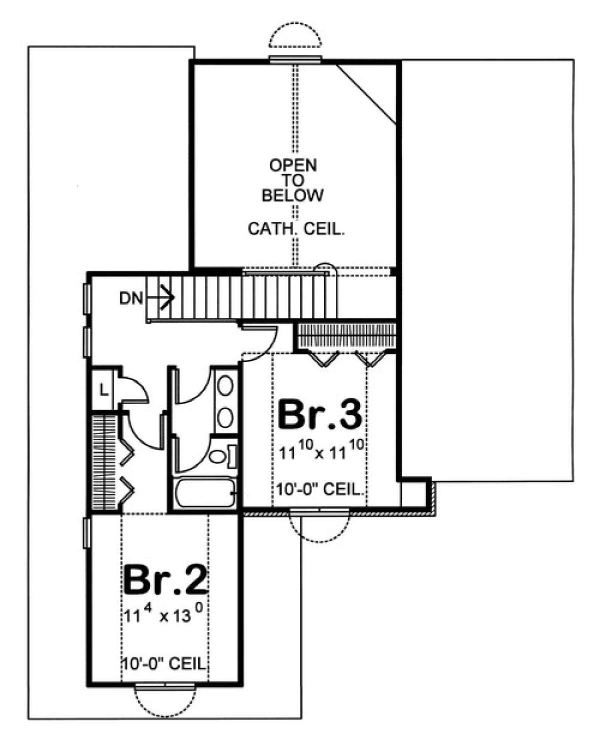 Floorplan 2 for House Plan #402-01046