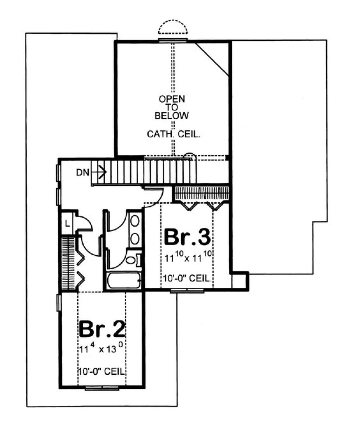 Floorplan 2 for House Plan #402-01047