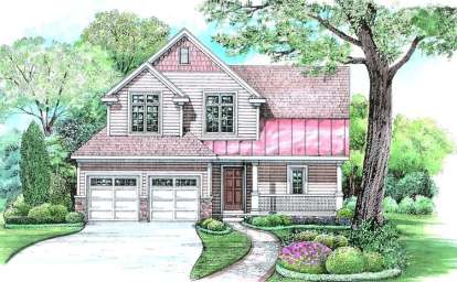 Country House Plan #402-01048 Elevation Photo