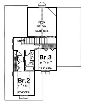 Floorplan 2 for House Plan #402-01048