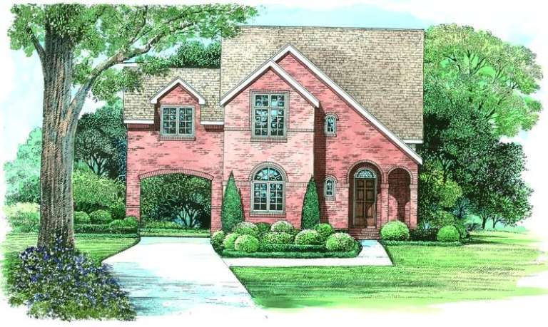 Traditional House Plan #402-01052 Elevation Photo