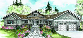 Country House Plan #035-00101 Elevation Photo