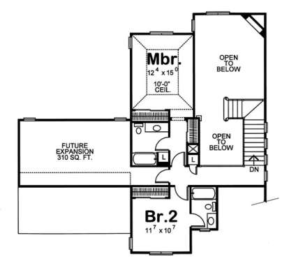 Floorplan 2 for House Plan #402-01054
