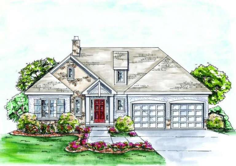 House Plan House Plan #7521 Front Elevation