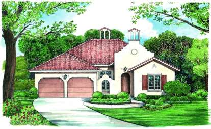 Southwest House Plan #402-01058 Elevation Photo
