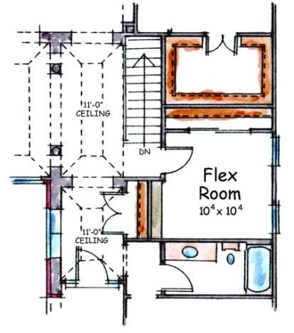 Optional Basement for House Plan #402-01058
