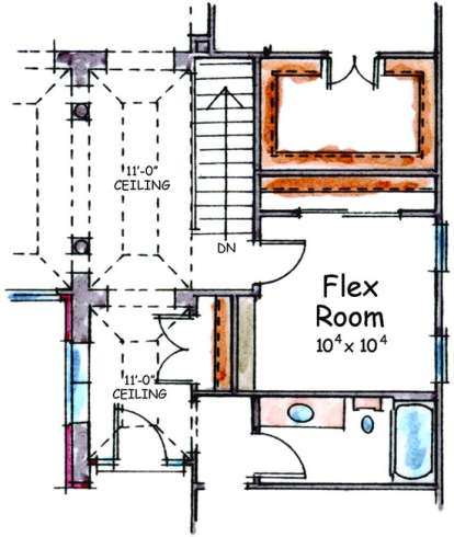 Optional Basement for House Plan #402-01059