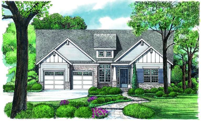 Craftsman House Plan #402-01060 Elevation Photo