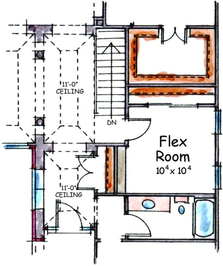 House Plan House Plan #7526 Drawing 2
