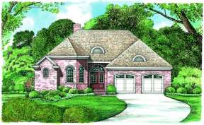 European House Plan #402-01064 Elevation Photo
