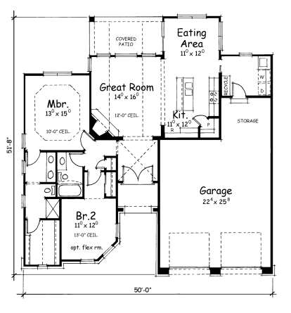 Main Floor  for House Plan #402-01064
