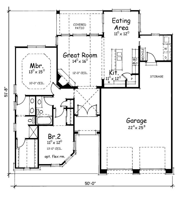 House Plan House Plan #7530 Drawing 1