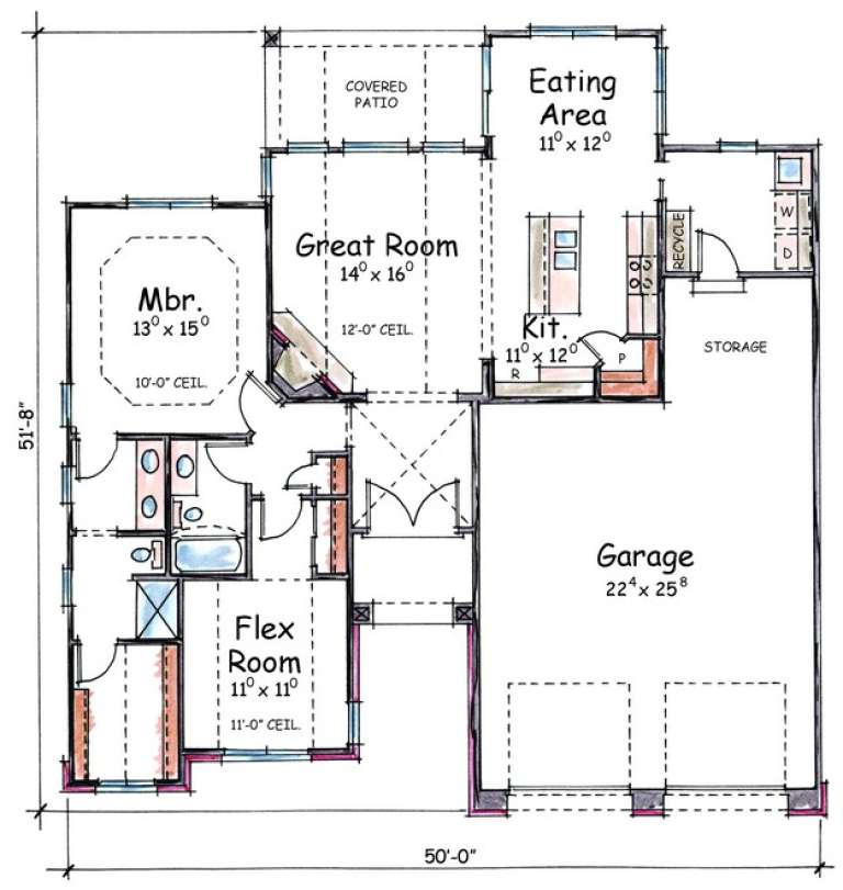 House Plan House Plan #7531 Drawing 1