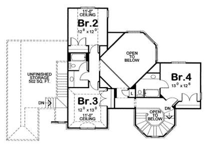 Floorplan 2 for House Plan #402-01070