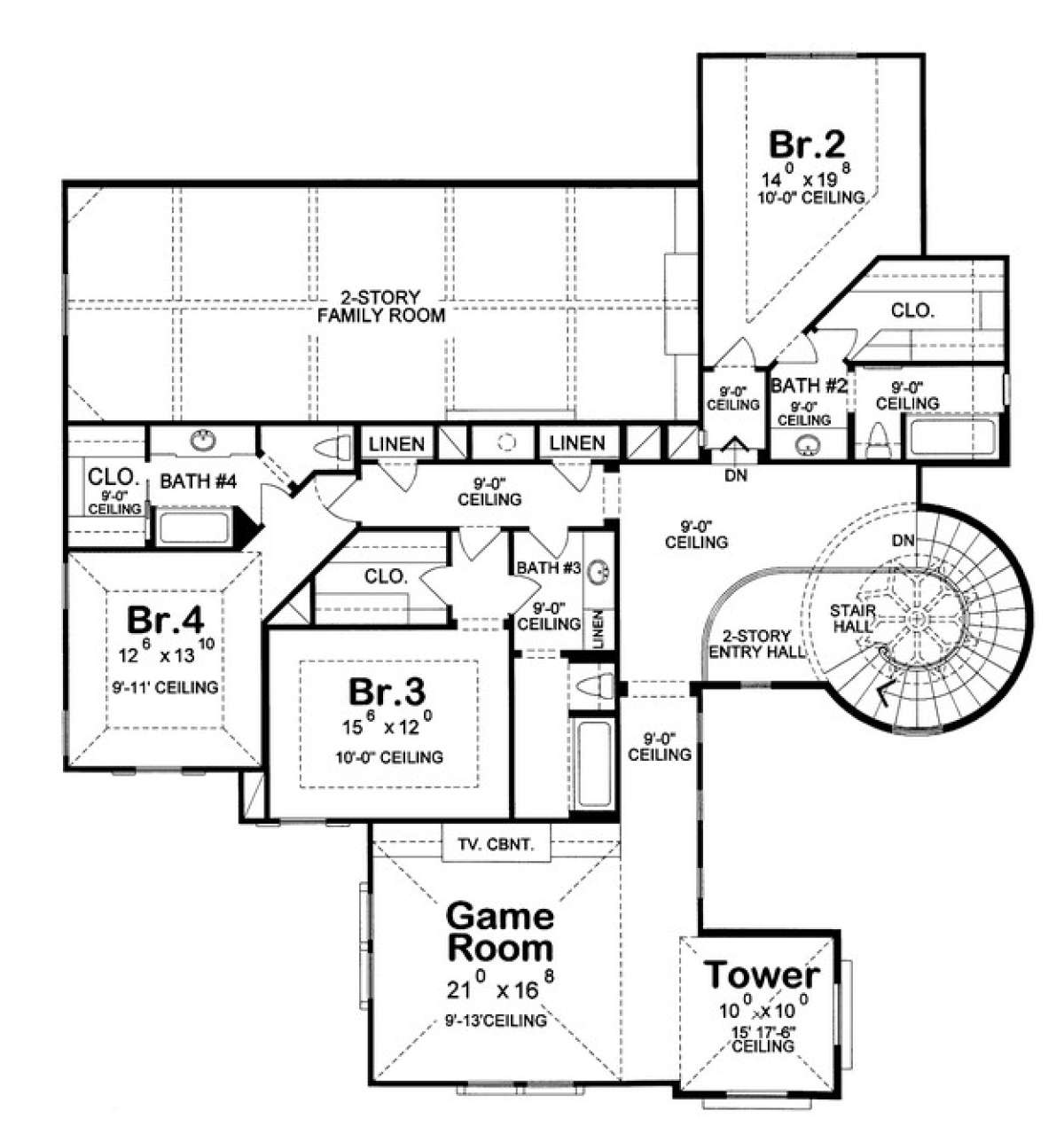 Floorplan 2 for House Plan #402-01073