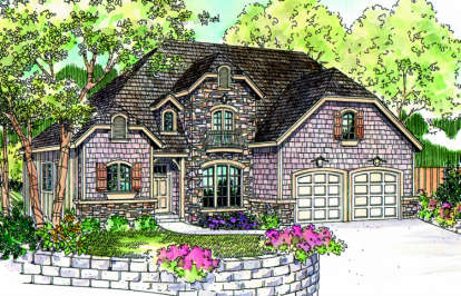 3 Bed, 2 Bath, 2337 Square Foot House Plan - #035-00103